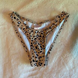 Cheetah Print Bikini Bottoms